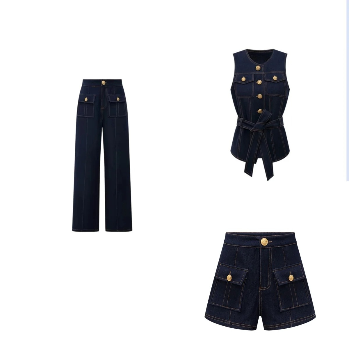 Y2K 2026 new button retro jean - đánh giá và giá Street Fashion Jeans Women