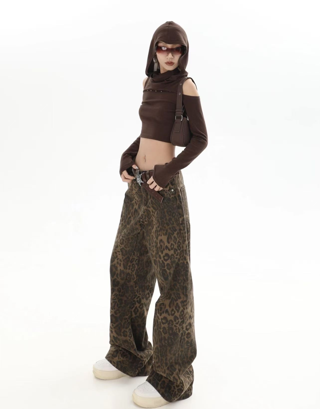 Korean Harajuku retro QICHE me - đánh giá và giá Street Fashion Jeans Women