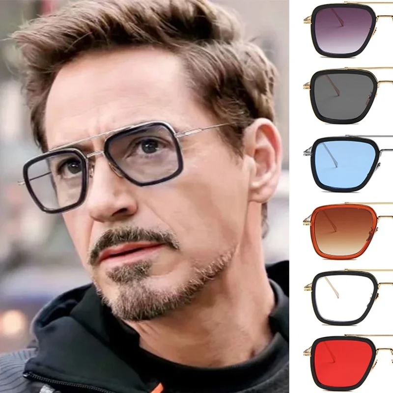 Steam Punk Tony Stark Sunglass - đánh giá và giá Street Fashion Glasses